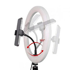 Aro De Luz Led Elegate De 12 Pulgadas 33 Cm Con Tripie - Negro Blanco frío