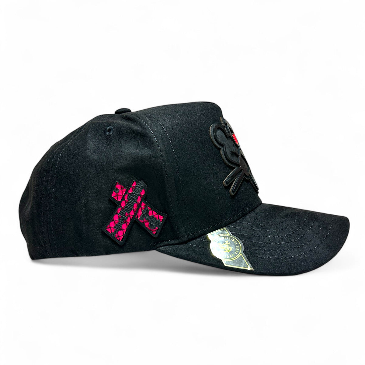 VAGO Style LA PANTERA Gorra Ajustable Artesanal Gamuza-Unitalla