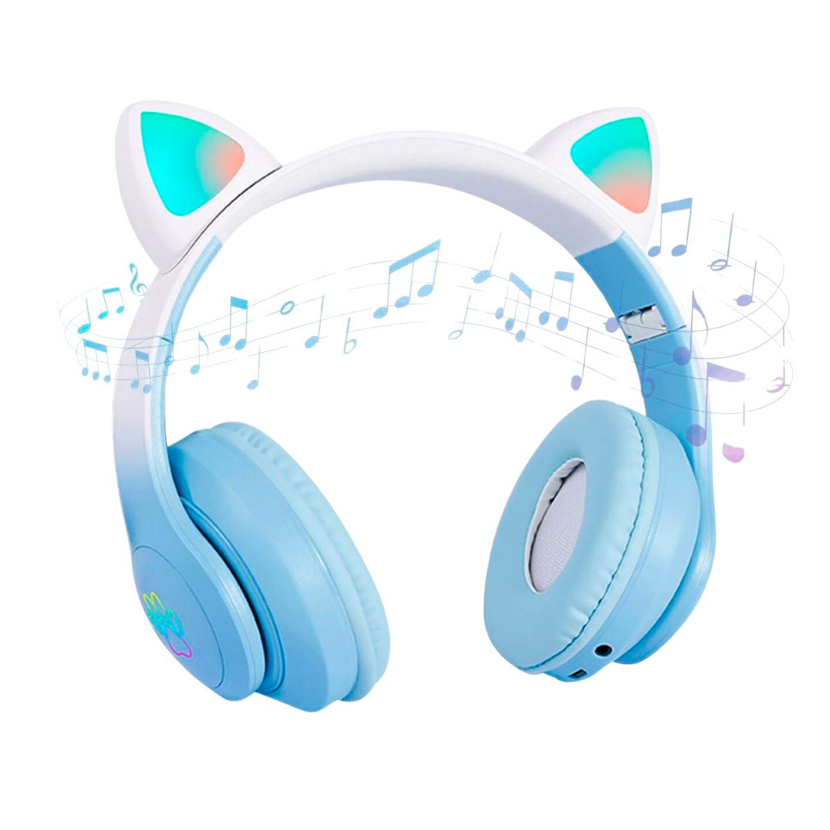 JIE SMART diadema Bluetooth gato LED colores varios