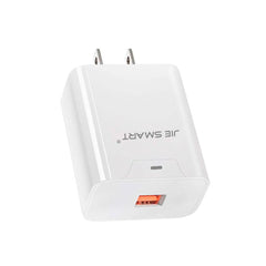 JIE SMART cargador tipo C carga rápida LED
