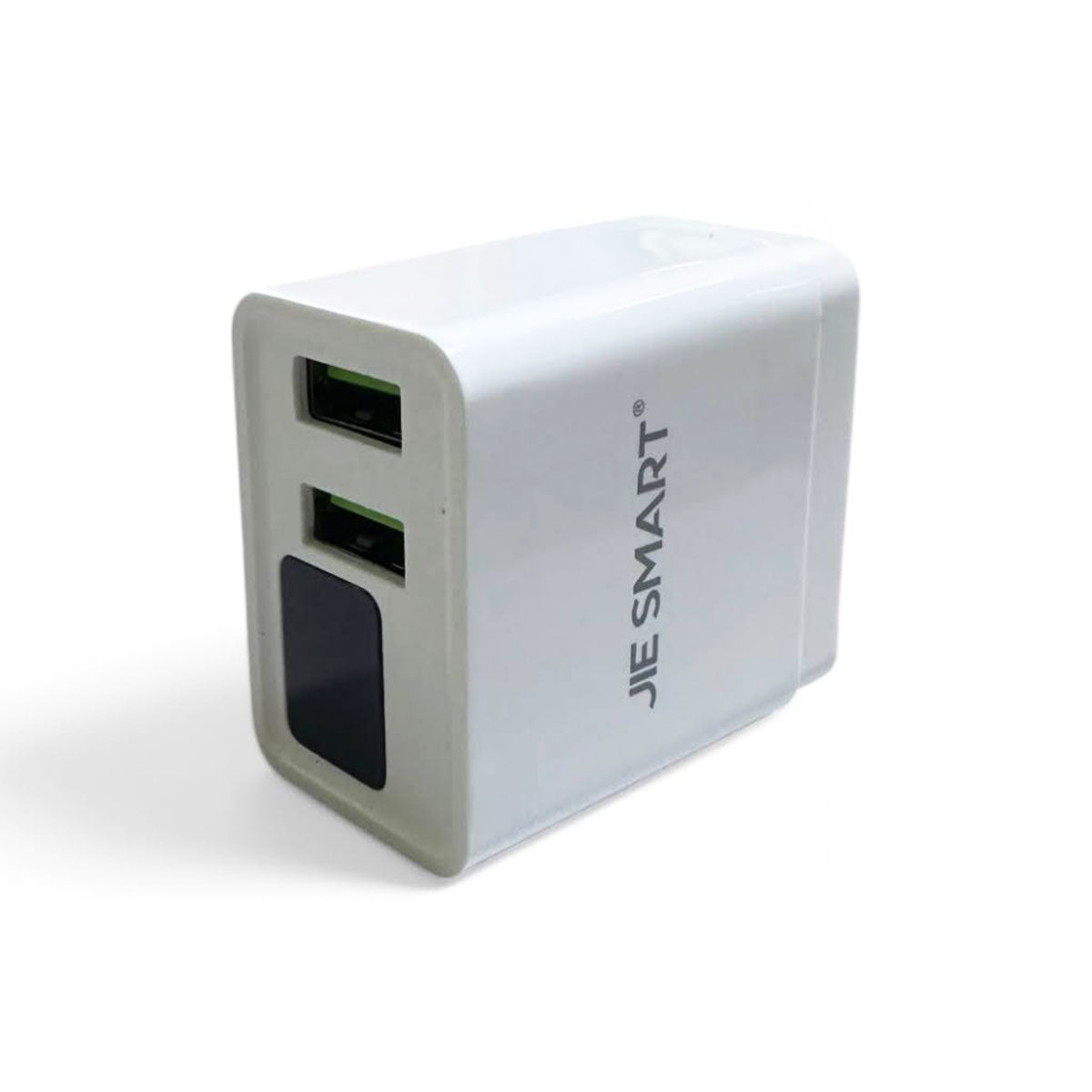 JIE SMART cargador pantalla doble entrada blanco o negro