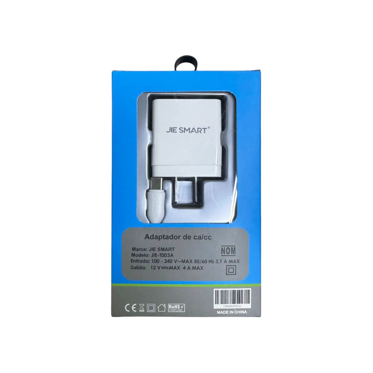 JIE SMART cargador pantalla doble entrada blanco o negro