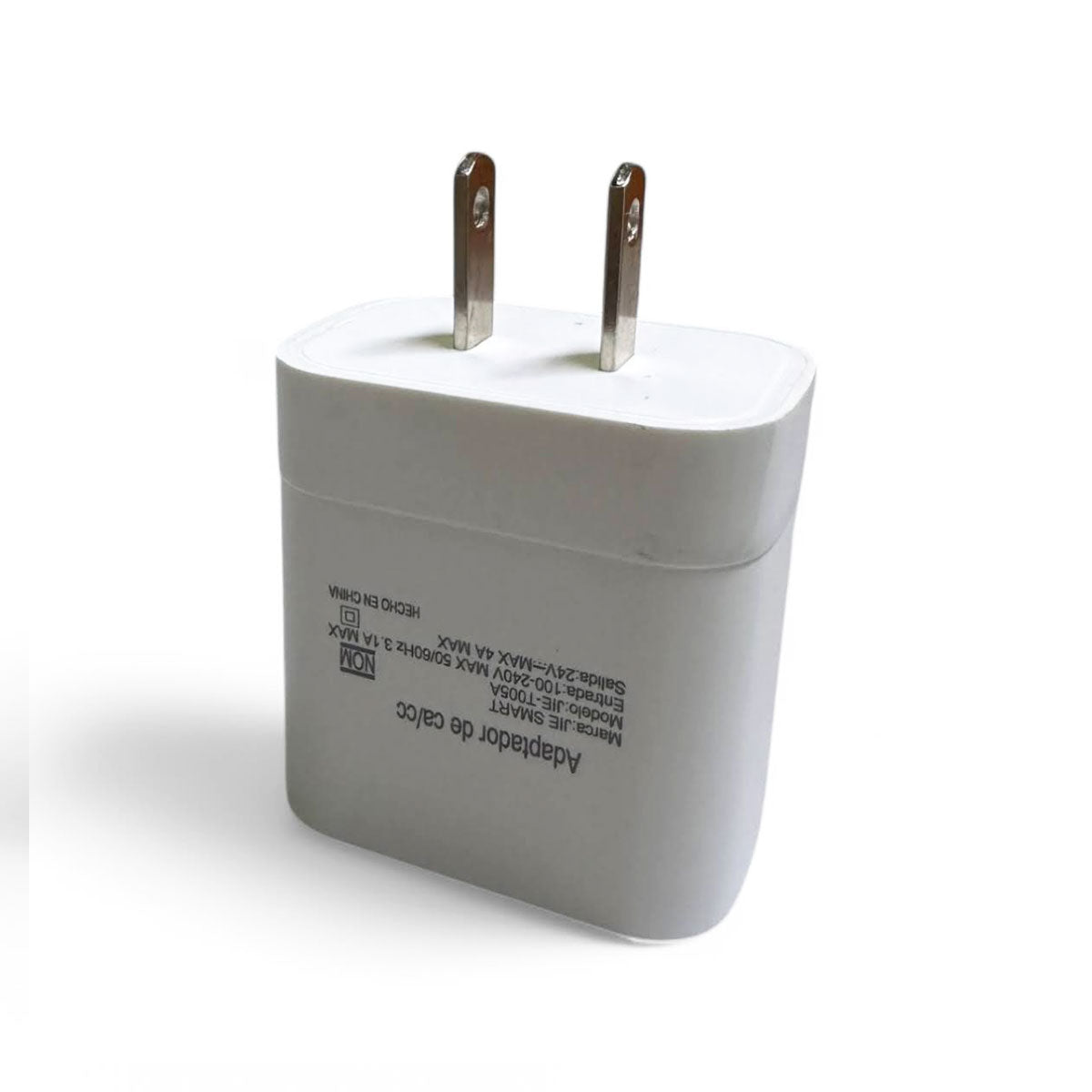 JIE SMART clavija cargador rapido 25W color blanco