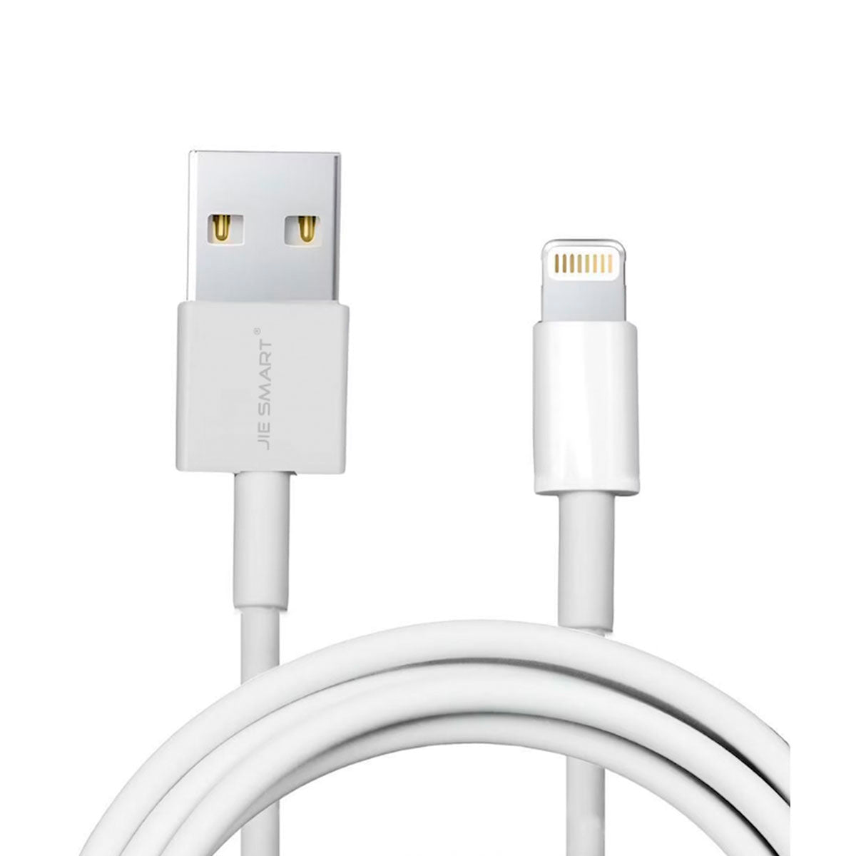 CABLE DE DATOS JIE SMART super cable blanco 2.1A