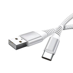CABLE DE DATOS JIE SMART 3A 1.8m QC 3.0 blanco negro rojo
