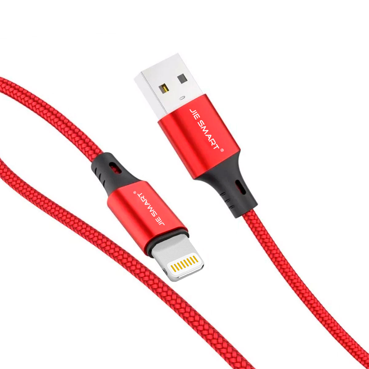 JIE SMART Cable de Datos 3A Lighting a USB varios colores 1.8m