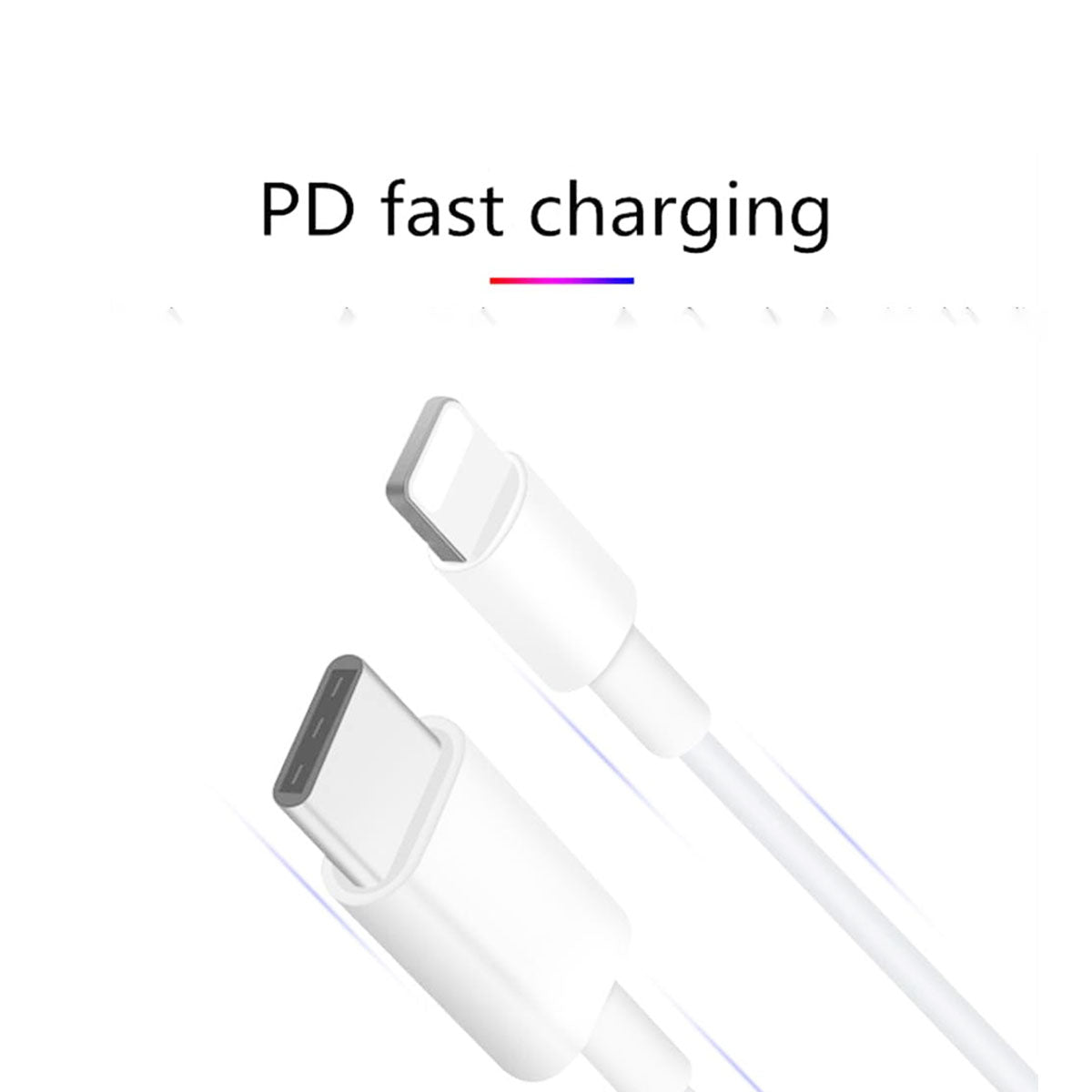 JIE SMART Cable de Datos tipo C a Lightning 1m 20W blanco