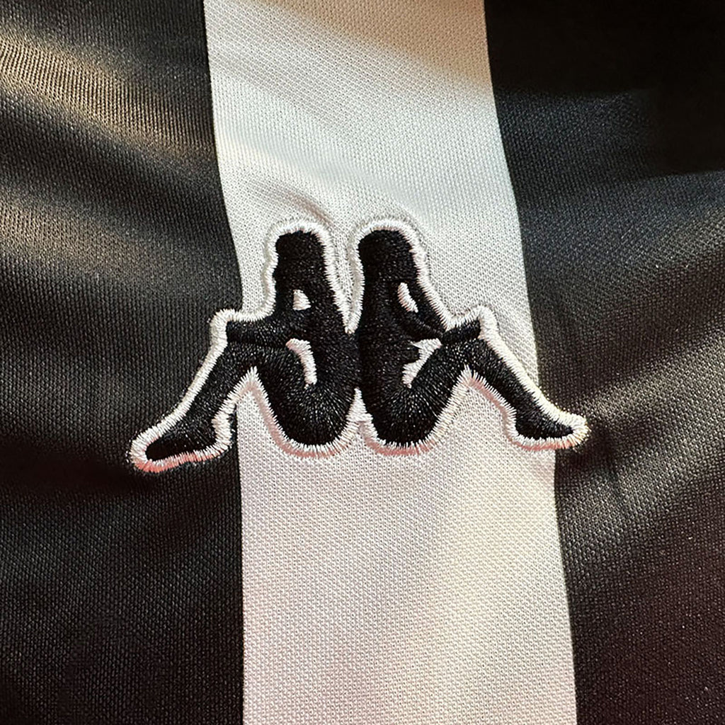 Jersey Kappa Retro Juventus Negro Blanca Manga Corta XL