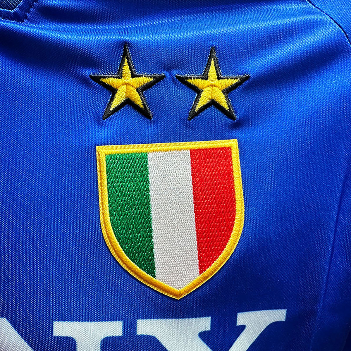 Jersey Kappa Retro Juventus Azul Rey Manga Corta M