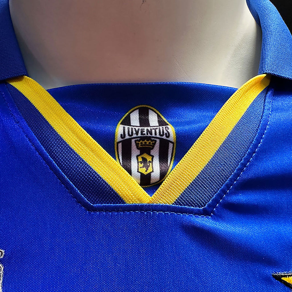 Jersey Kappa Retro Juventus Azul Rey Manga Corta M
