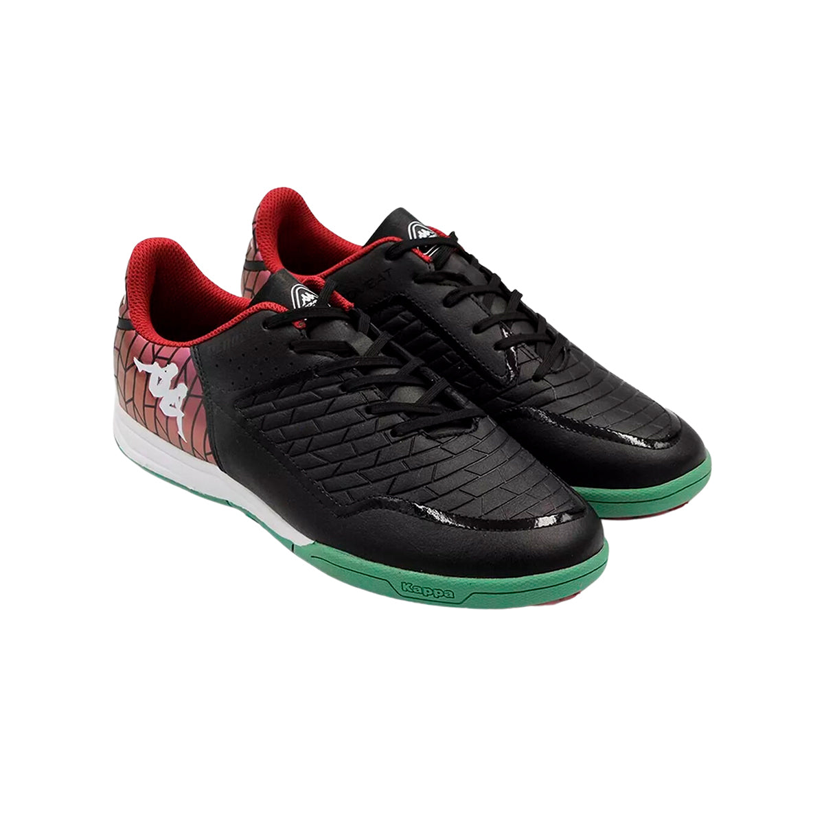 Zapatos fútbol Kappa Turf Kombat Player hombre negro verde