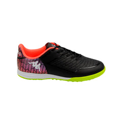 Zapatos fútbol Kappa Turf Kombat Player hombre negro amarillo