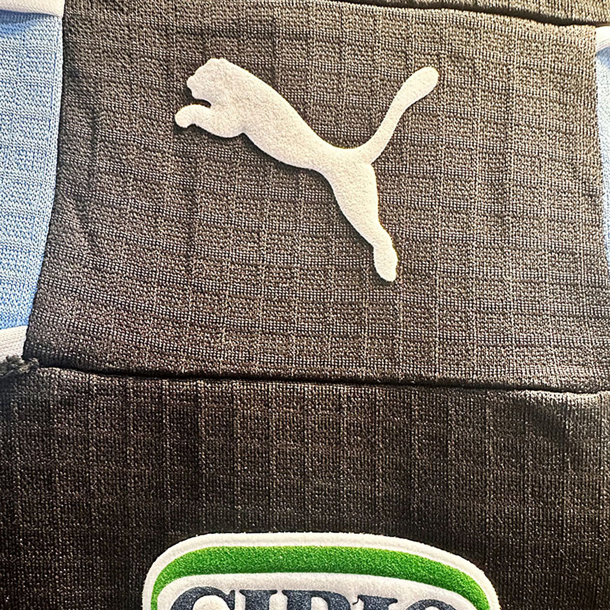 Jersey Puma Retro Lazio Negra Azul Manga Corta M