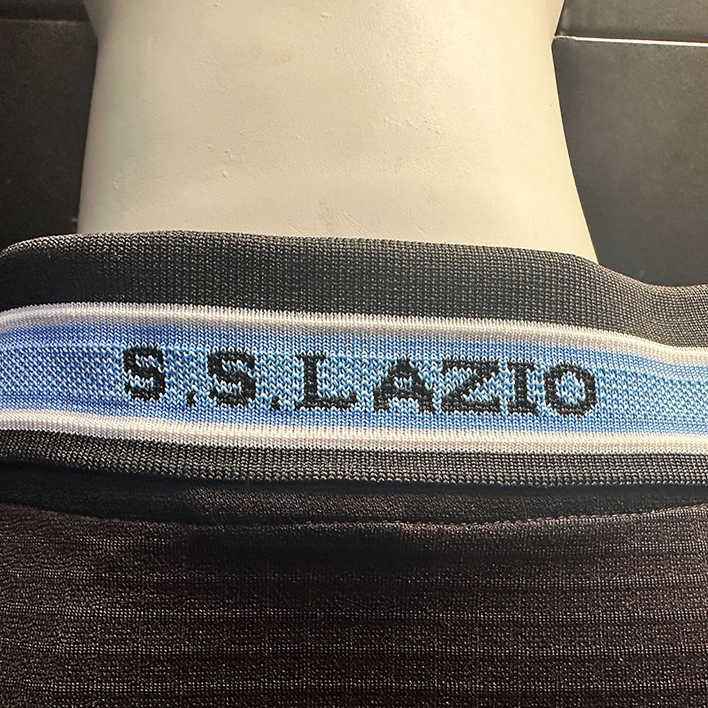 Jersey Puma Retro Lazio Negra Azul Manga Corta M