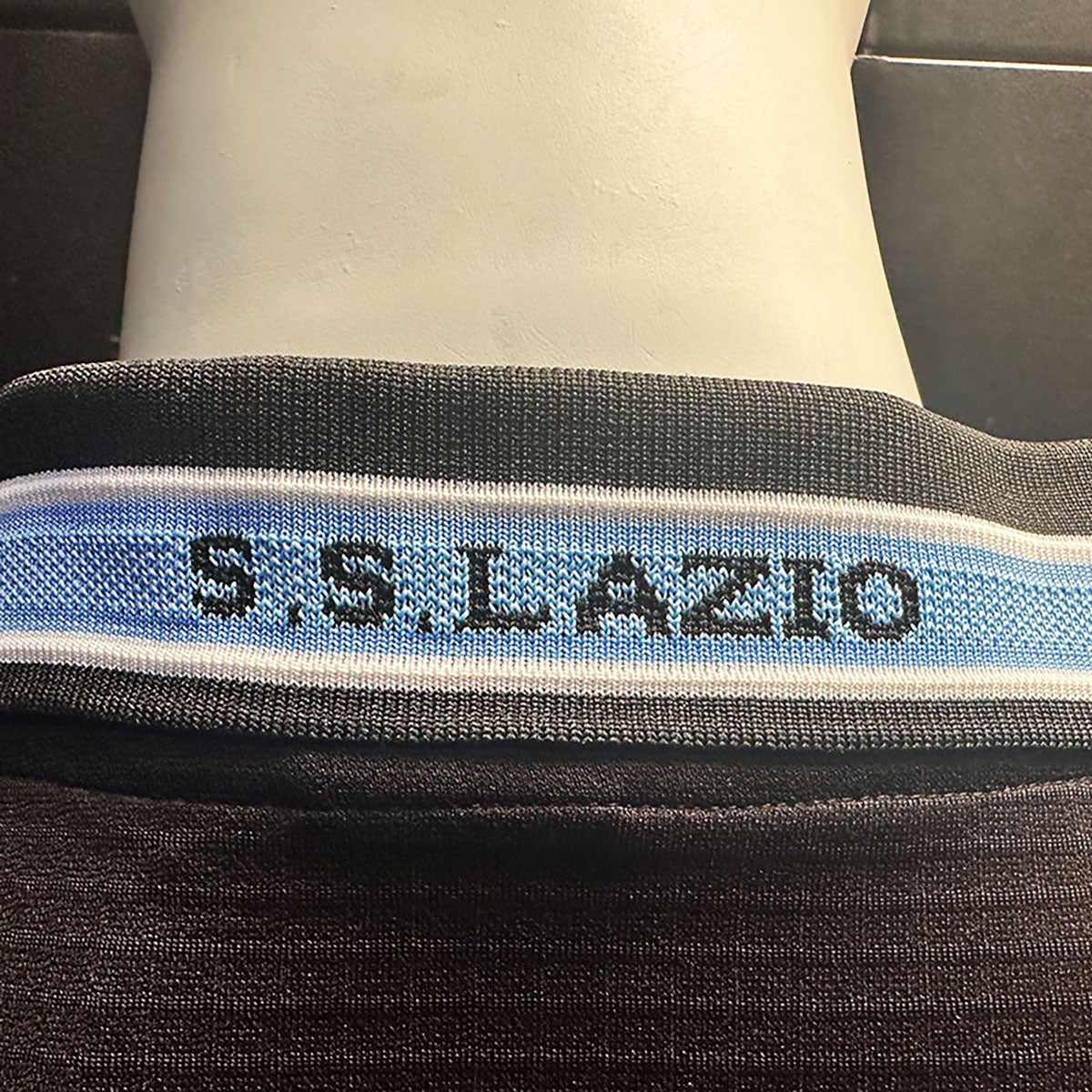 Jersey Puma Retro Lazio Negra Azul Manga Corta M