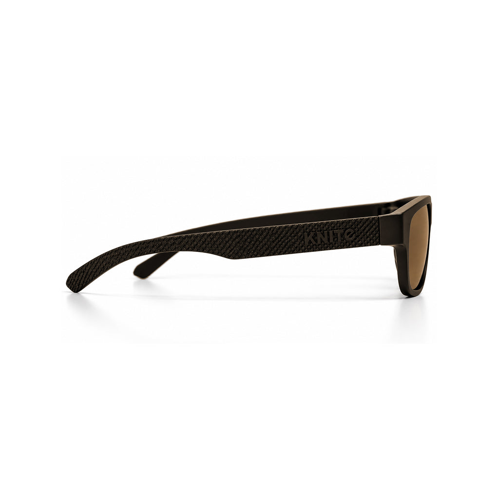 Lentes De Sol KNITE Hombre Armazon Negro Mica Cafe