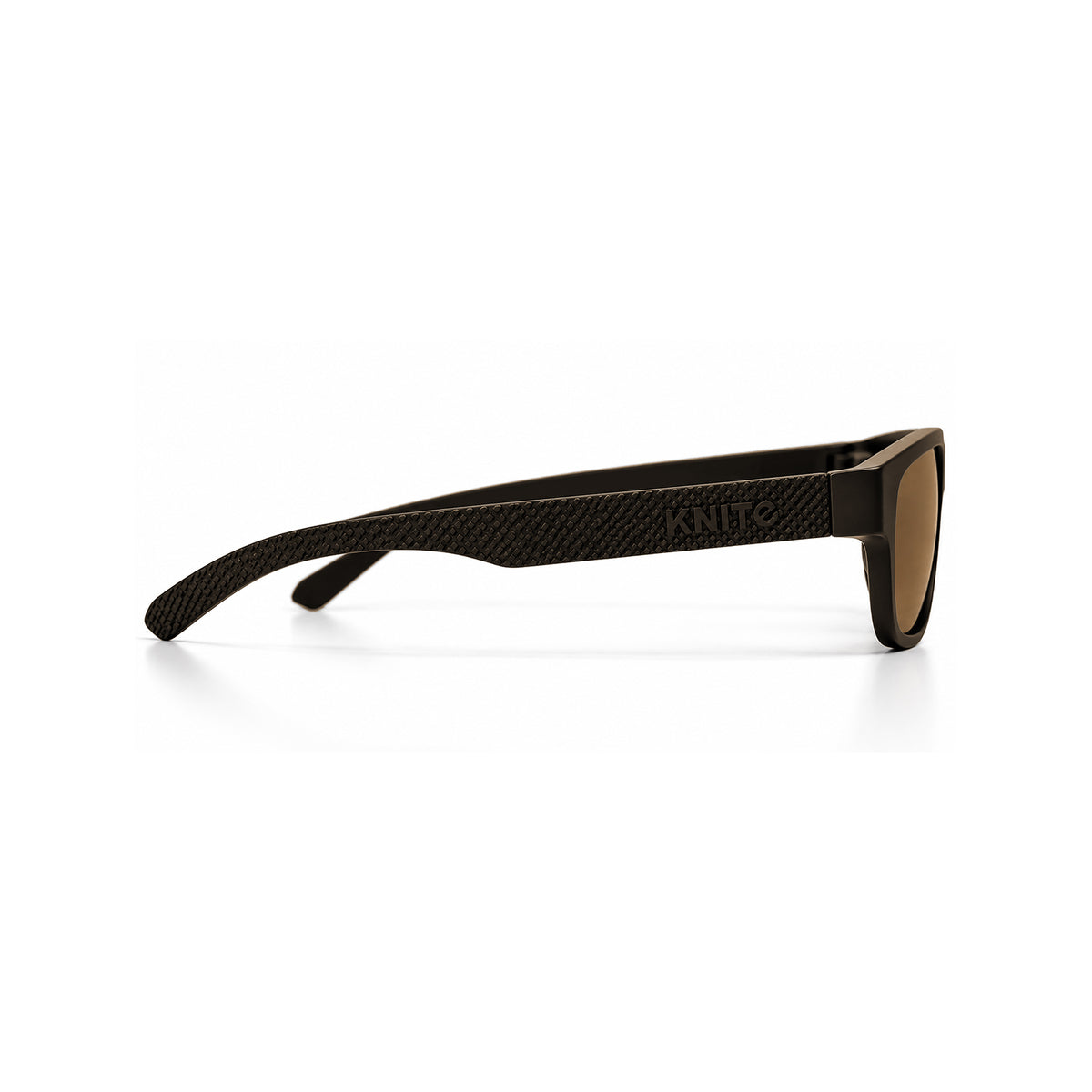 Lentes De Sol KNITE Hombre Armazon Negro Mica Cafe