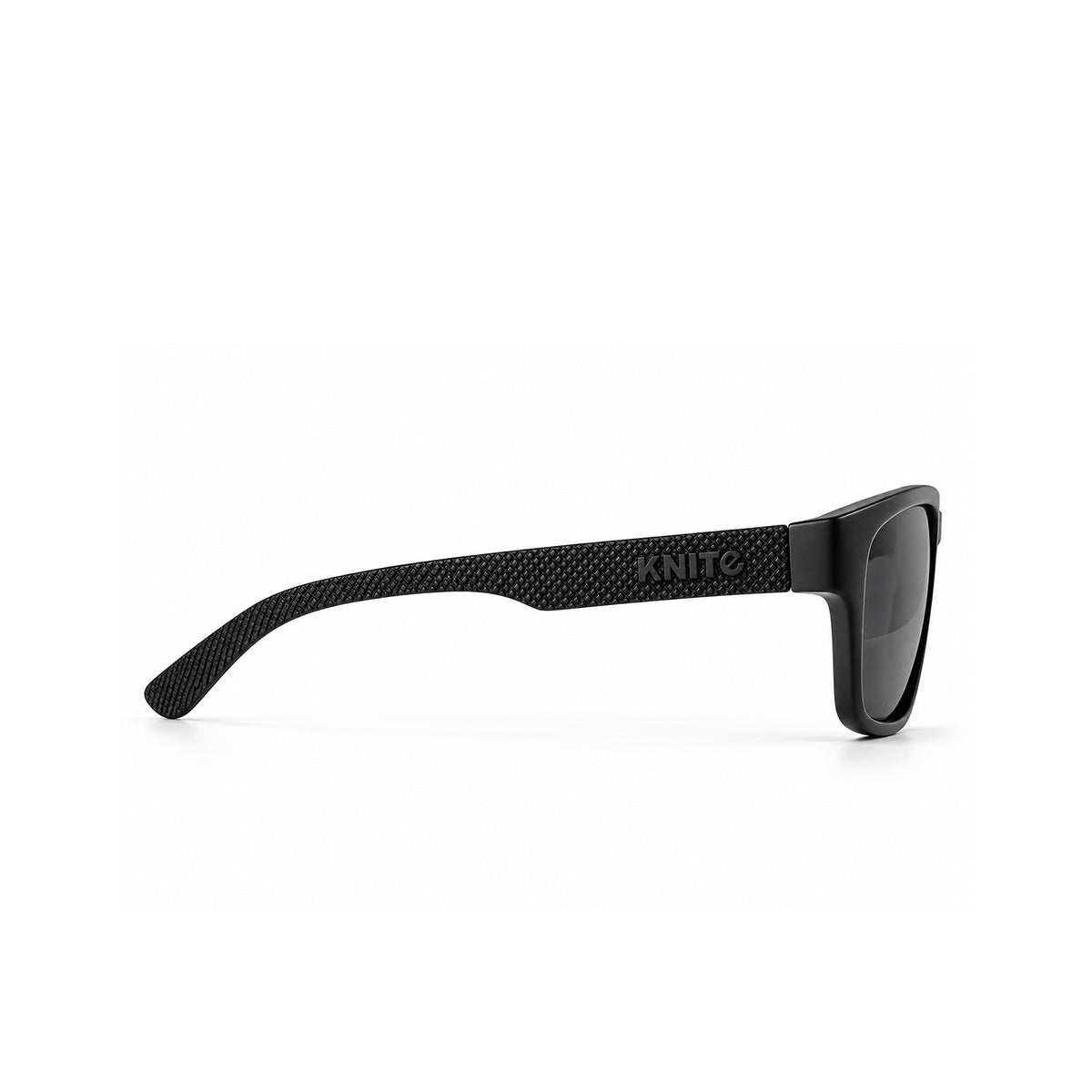 Lentes De Sol Knite Hombre Negro Mica Oscura