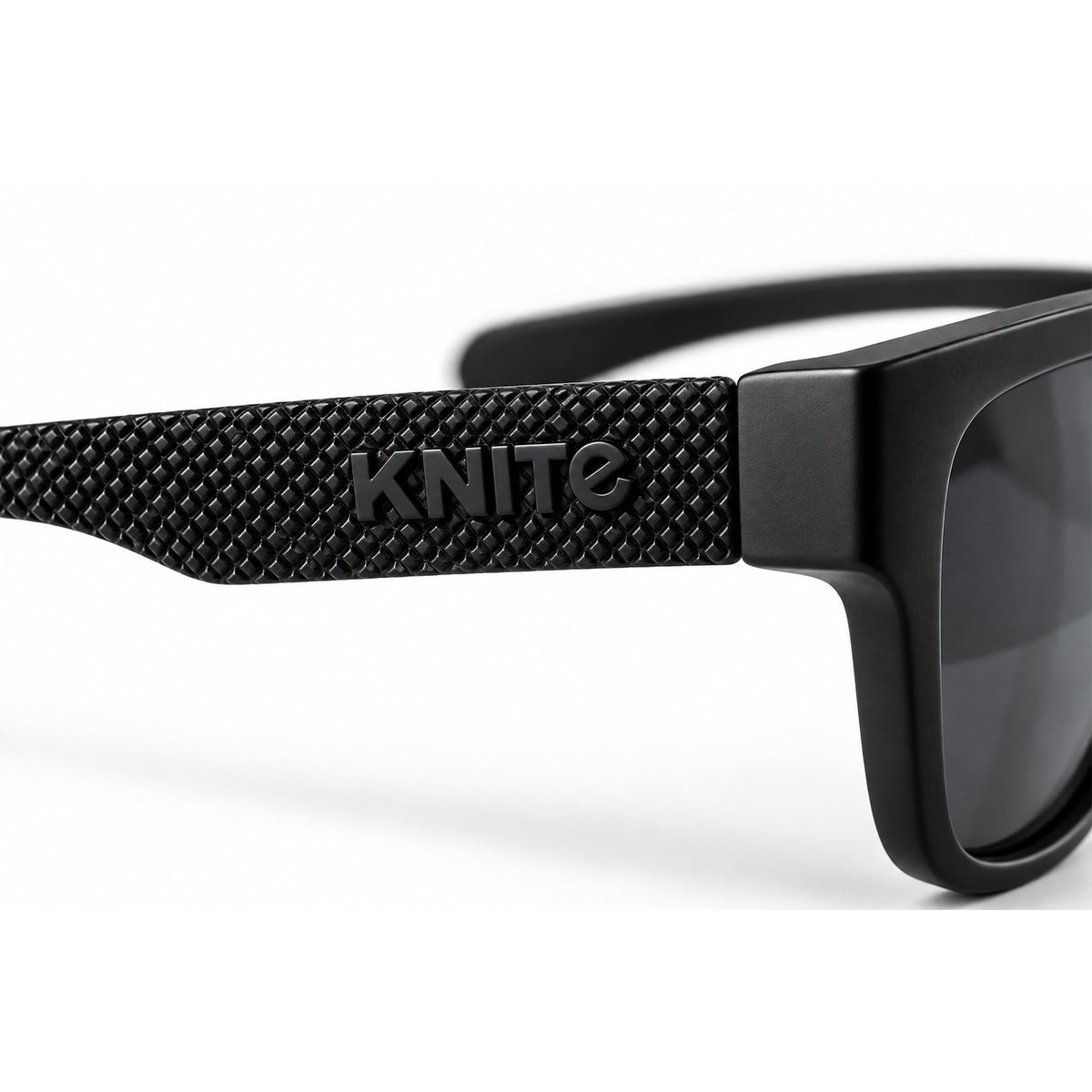 Lentes De Sol Knite Hombre Negro Mica Oscura