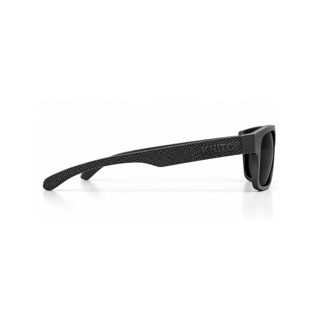 Lentes De Sol KNITE Hombre Armazon Plata Mica Negra