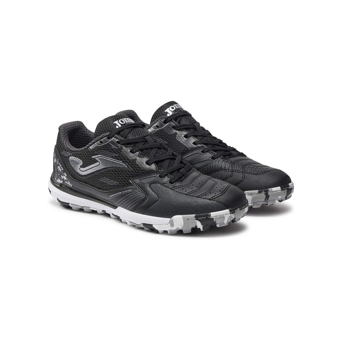 Tenis Joma Turf Negro Resistente Flexible y Cómodo