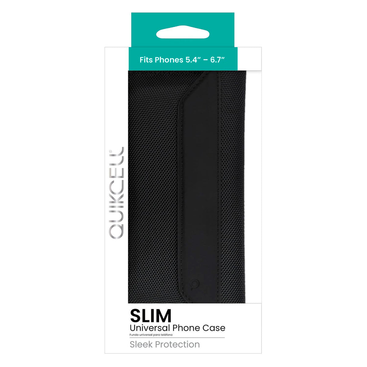 Funda Pouch Para Celular Quikcell Cinturon Clip 6.7 Negra