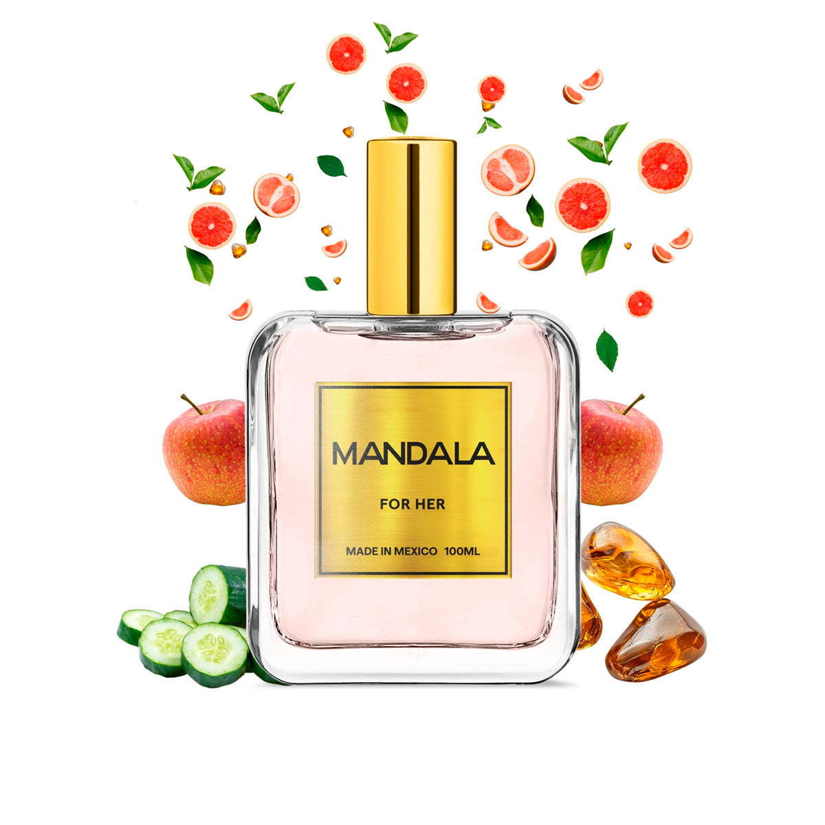 Perfume Mujer Mandala Urban Fresh Manzana Concentrado 100ml