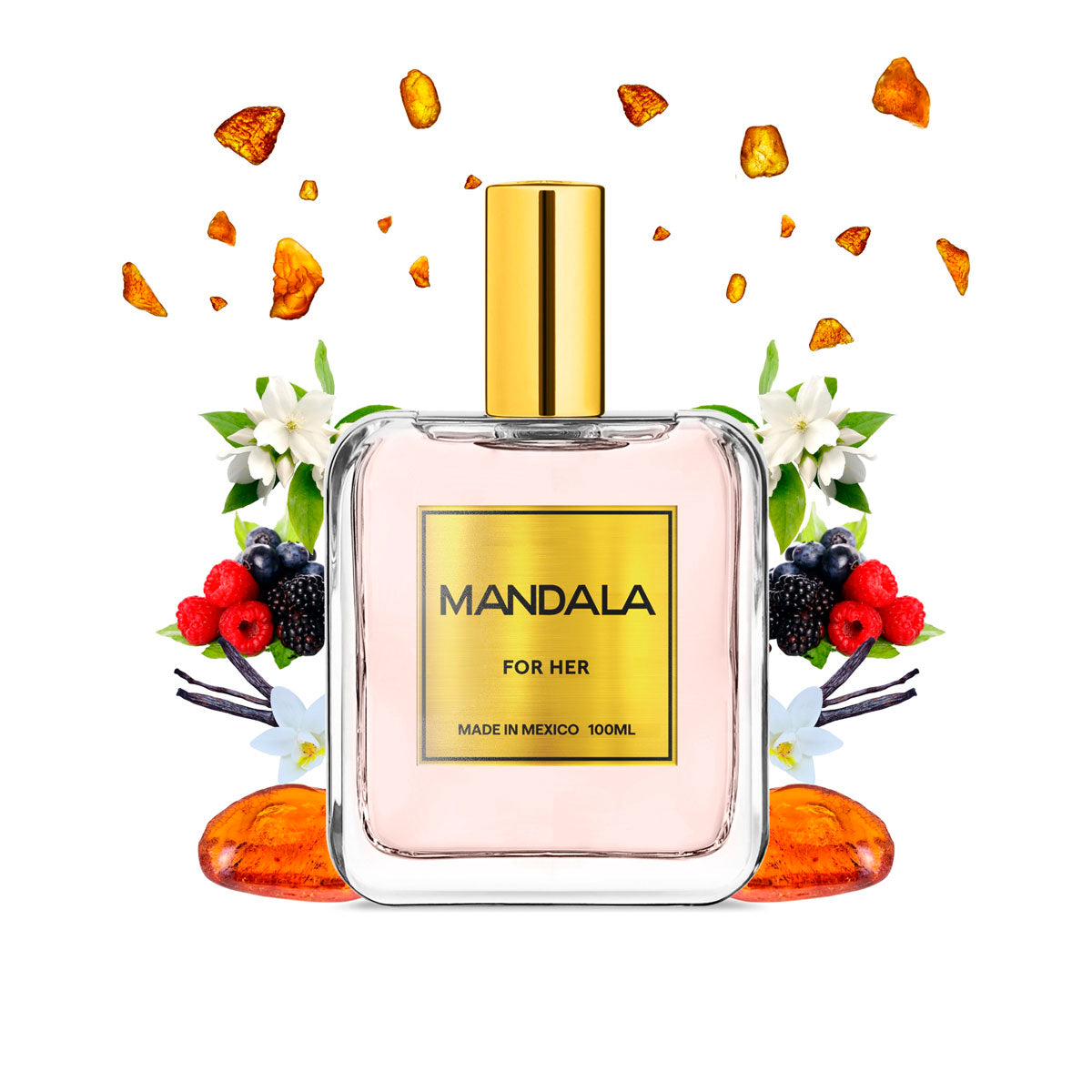 Perfume Mujer Mandala Joyful Blossom Caramelo 100ml