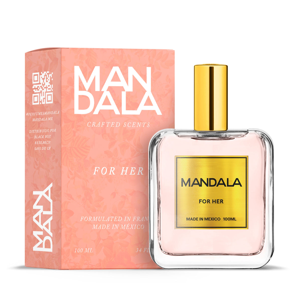 Perfume Mujer Mandala Eternal Bond Vainilla concentrad 100ml