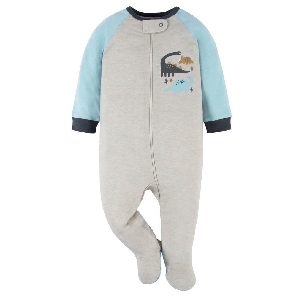 Mameluco Gerber Pack 2 Algodón Ropa Dormir Recién Nacido-0M