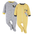 Mameluco Gerber Pack 2 Algodón Suave Bebé ropa dormir-0M