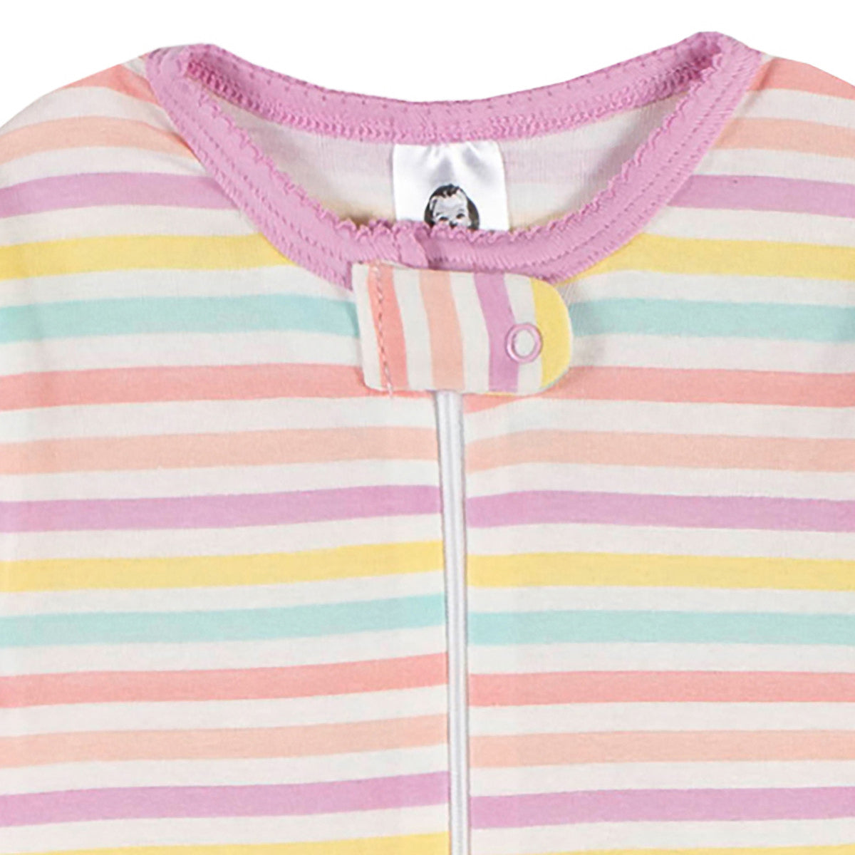 Mameluco Gerber Pack 2 Algodón Con Pies Ropa Dormir Bebé-24M