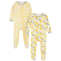 Mameluco Gerber Pack 2 Algodón Con Pies Ropa Dormir Bebé-18M