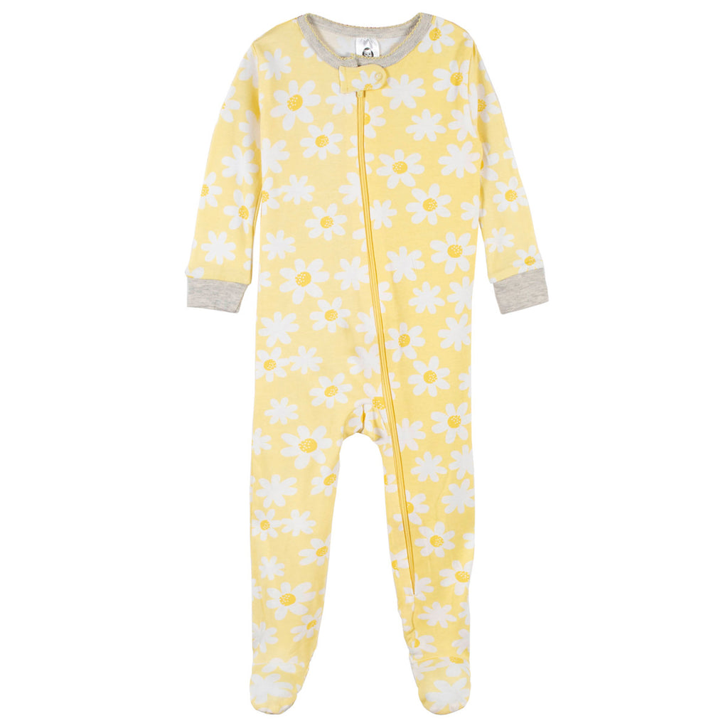 Mameluco Gerber Pack 2 Algodón Con Pies Ropa Dormir Bebé-12M