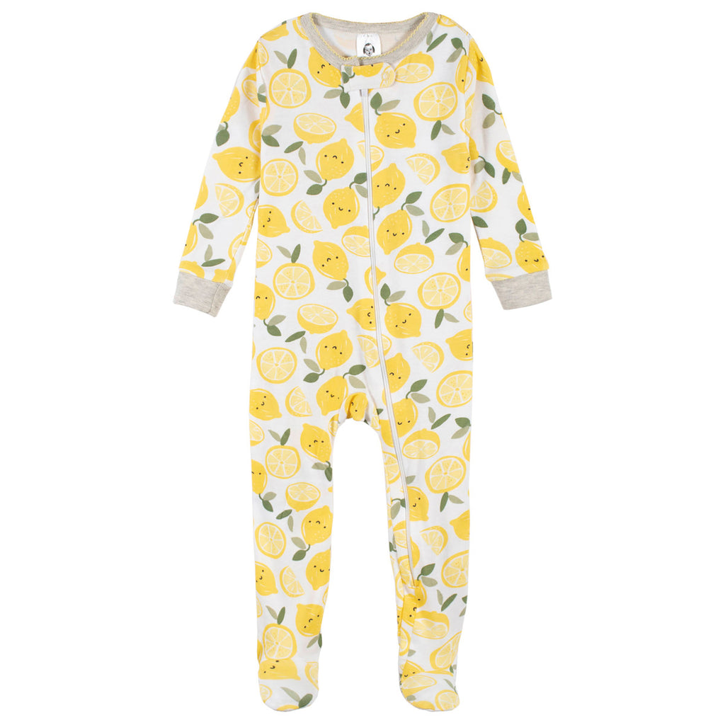 Mameluco Gerber Pack 2 Algodón Con Pies Ropa Dormir Bebé-12M