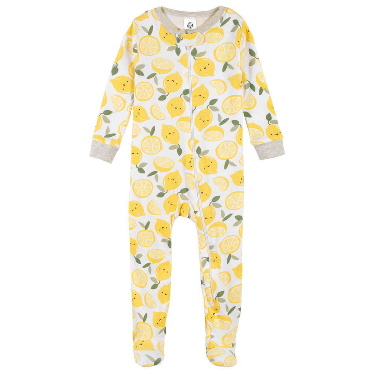 Mameluco Gerber Pack 2 Algodón Con Pies Ropa Dormir Bebé-12M