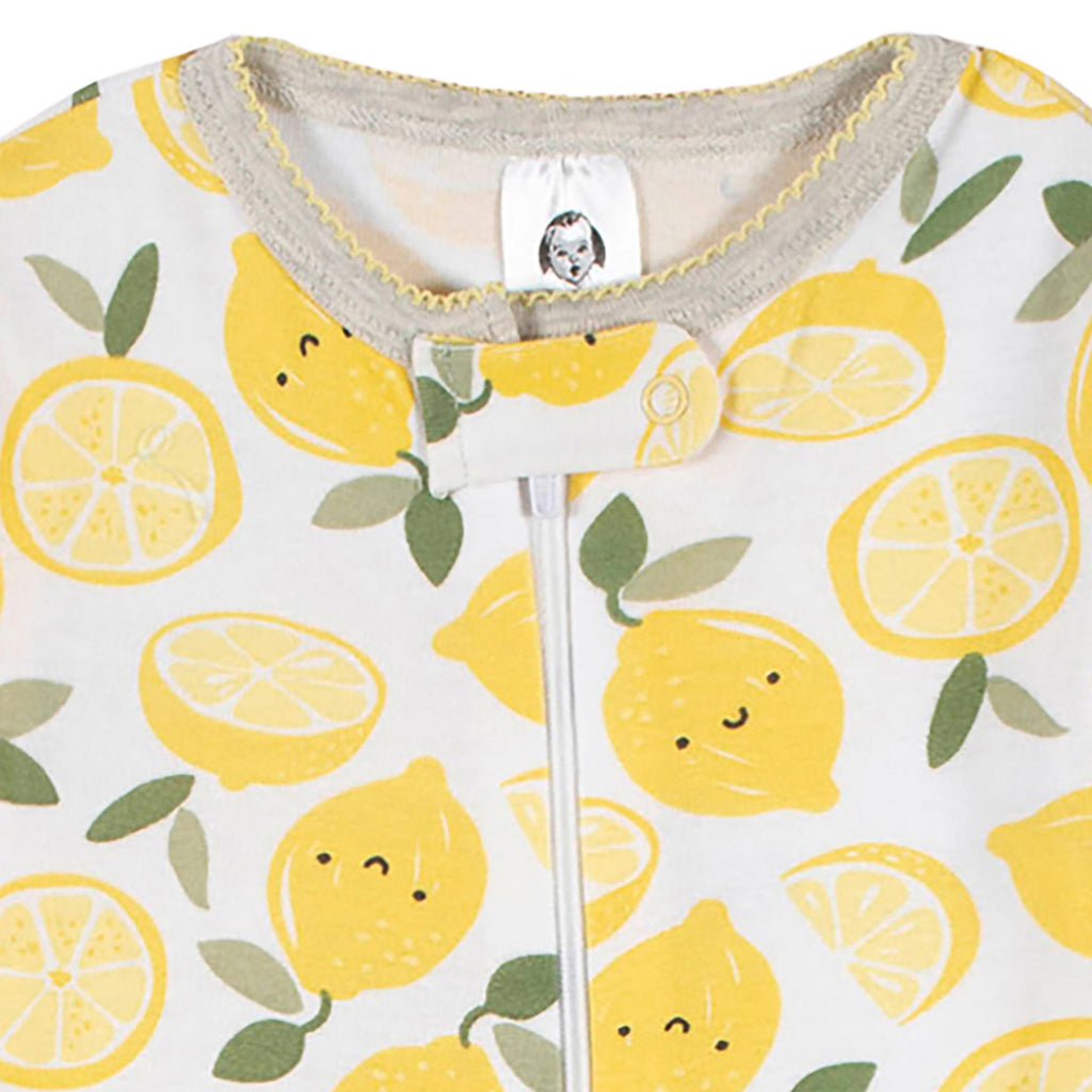Mameluco Gerber Pack 2 Algodón Con Pies Ropa Dormir Bebé-12M