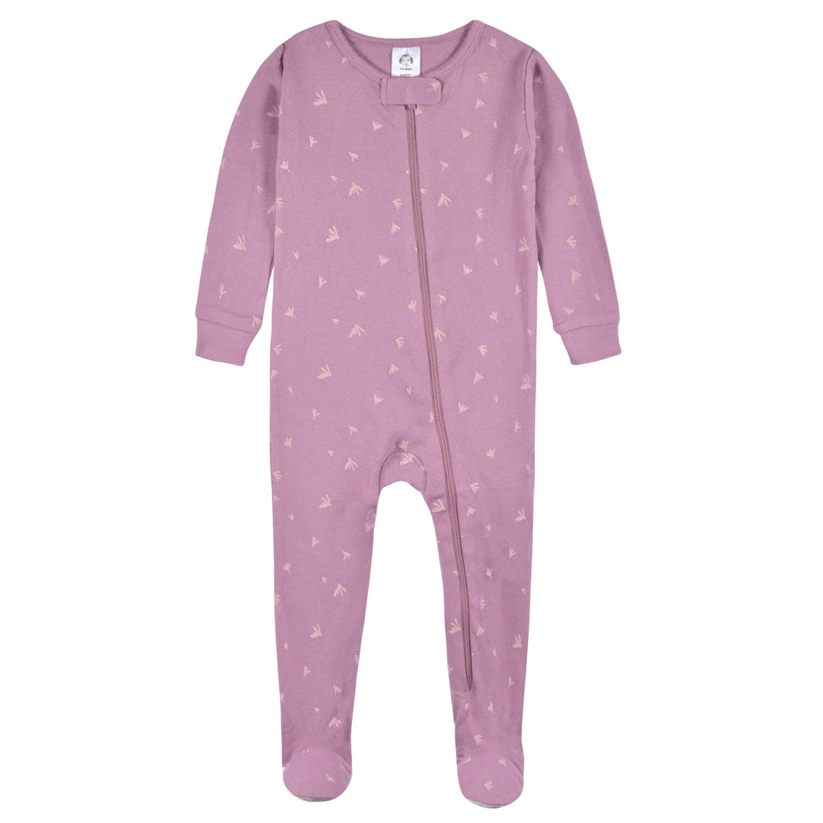 Mameluco Gerber Pack 2 Algodón Rosa Pies Bebé Niña Dormir-12M