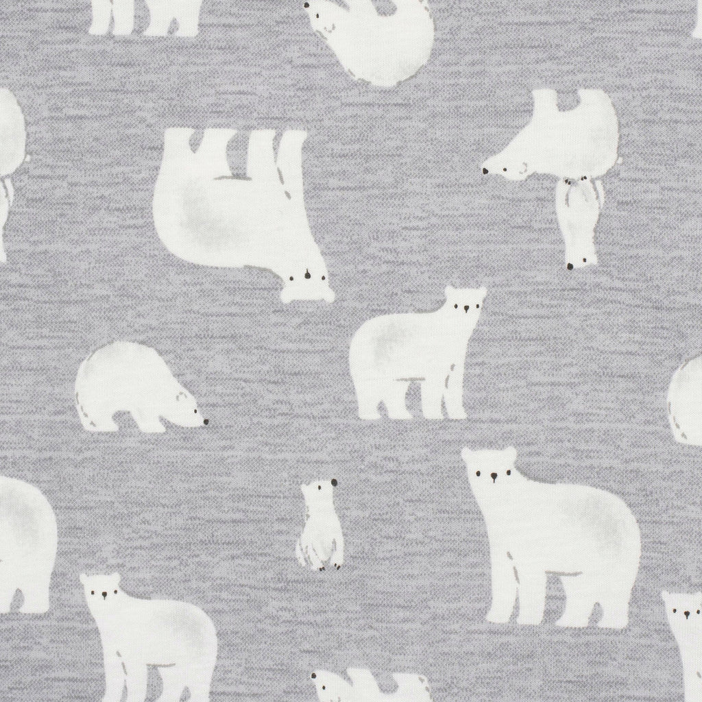 Mameluco Gerber Pack 2 Algodón Con Pies Gris Azul Bebé Niño-3-6M