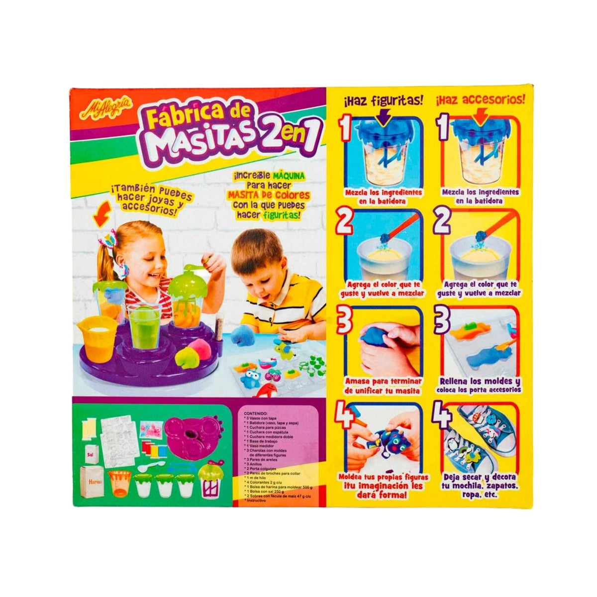 Fabrica De Masitas Niños Mi Alegria 2 En 1 Juego Didactico