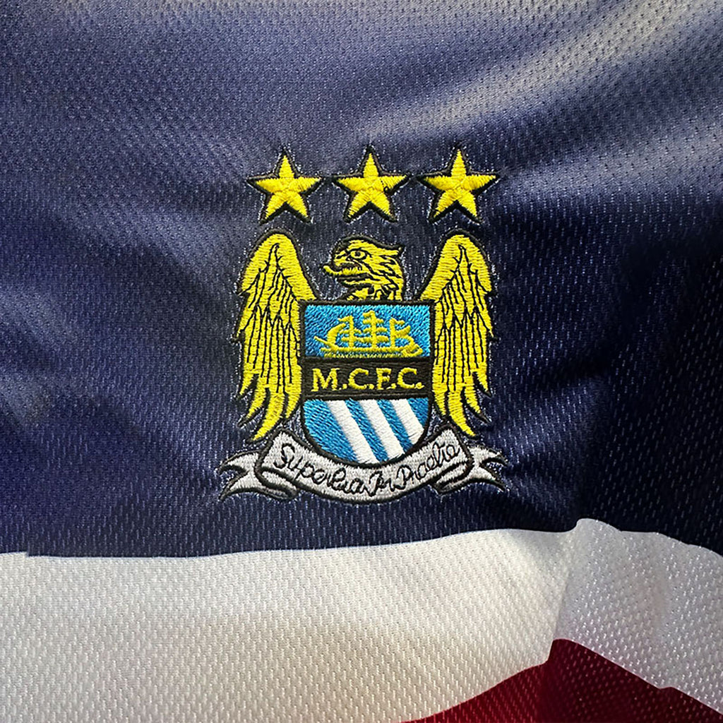 JERSEY KAPPA MANCHESTER CITY MANGA CORTA BLANCO/AZUL TALLA XL