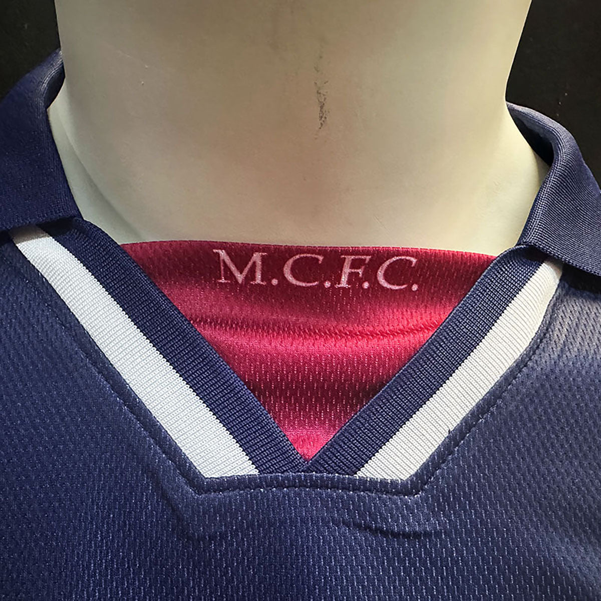 JERSEY KAPPA MANCHESTER CITY MANGA CORTA BLANCO/AZUL TALLA S
