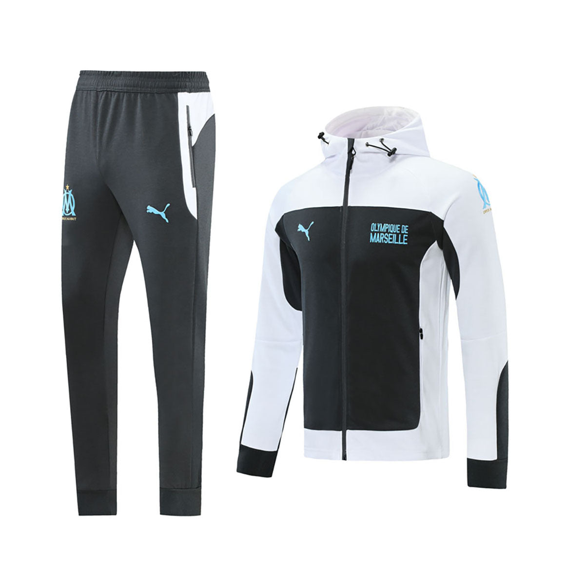 PANTS OLYMPIQUE BLANCO CON NEGRO T