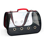 Transportadora Elegate Bolsa Mascota Arco Perro Gato Viaje Mediano Rojo