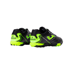 Tenis Joma Turf Negro Verde Resistentes Ligeros y Cómodos