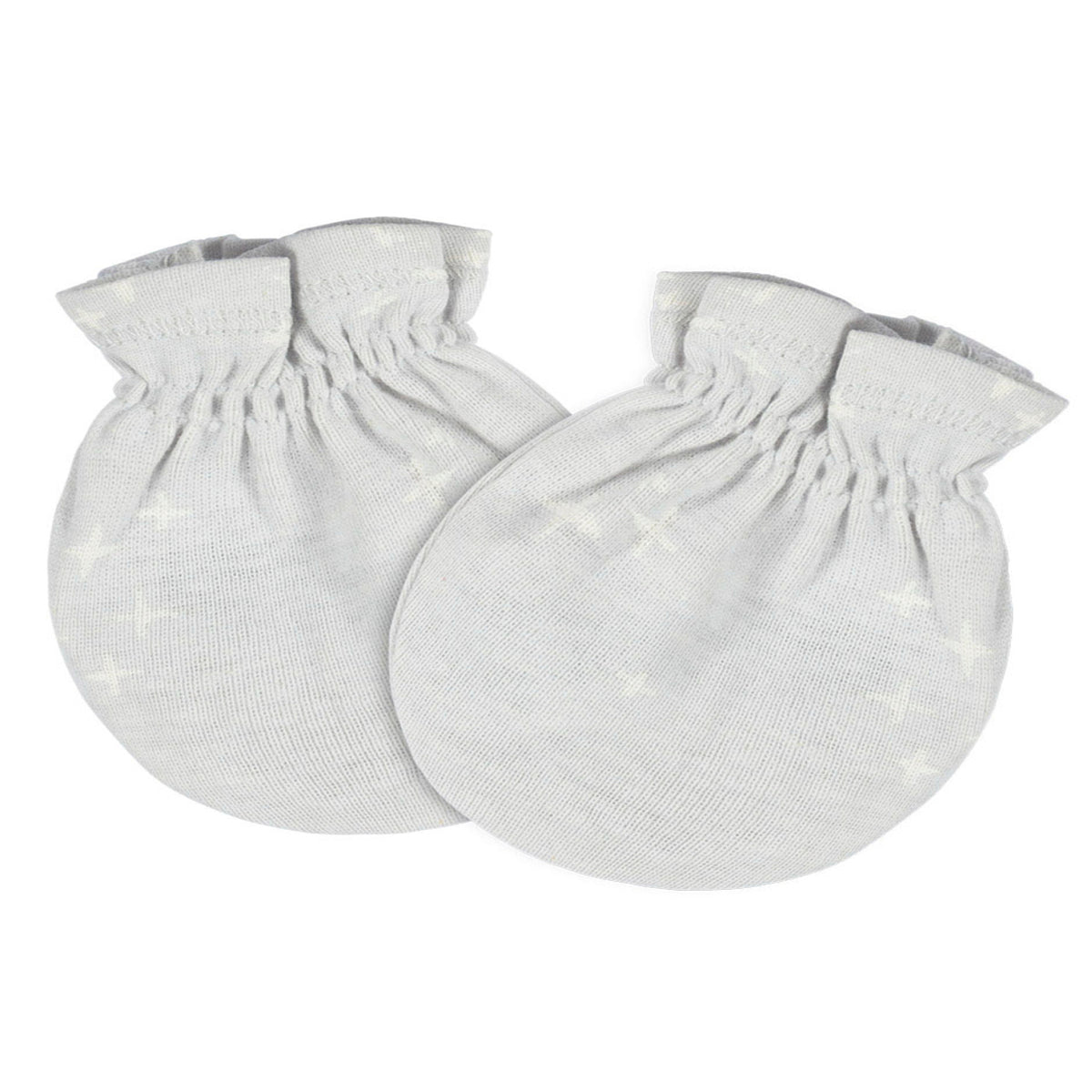 Mitones Gerber bebé gris amarillo 4 piezas antirrasguños-0-3M