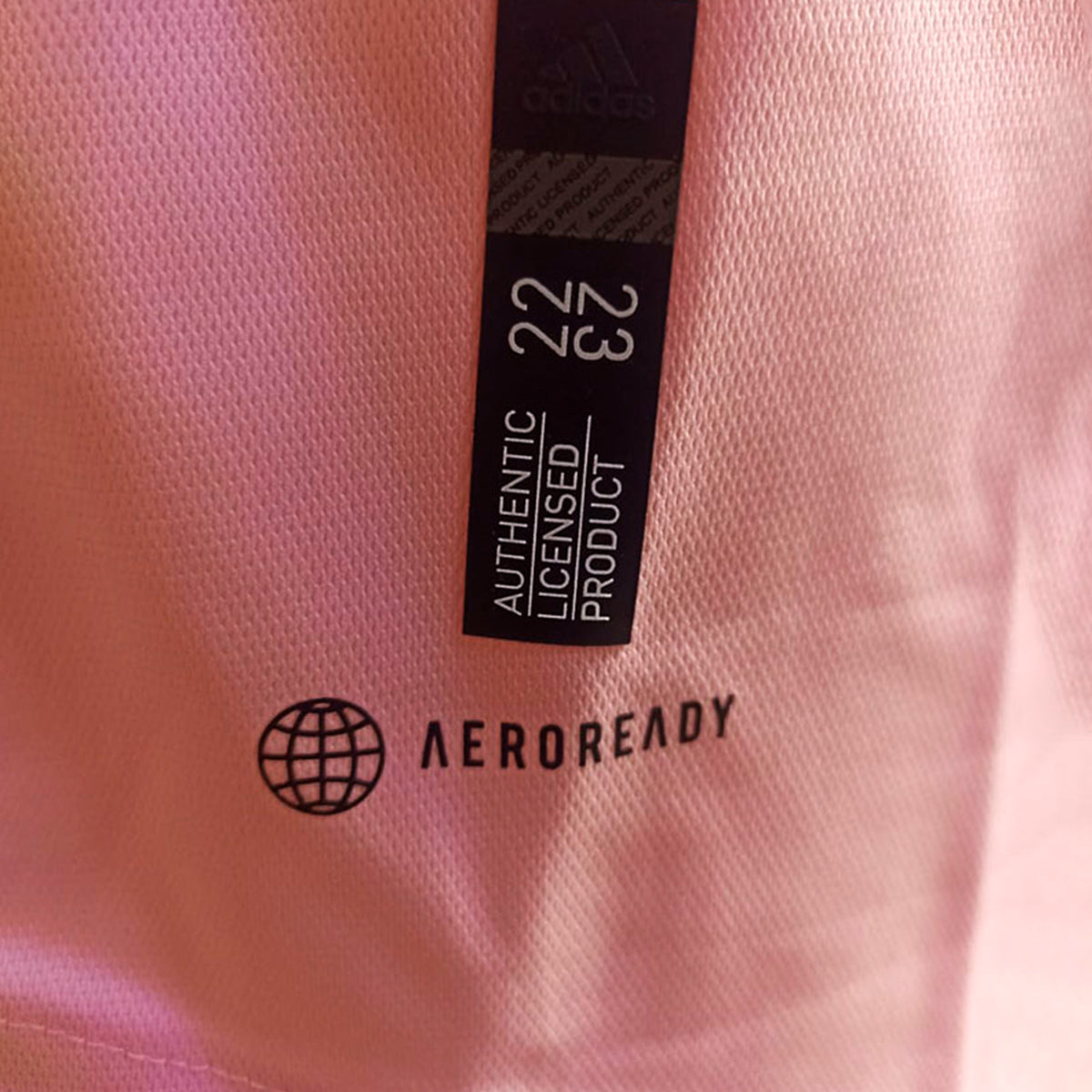 JERSEY ADIDAS INTER DE MIAMI LOCAL MANGA CORTA 23/24 ROSA TALLA XL