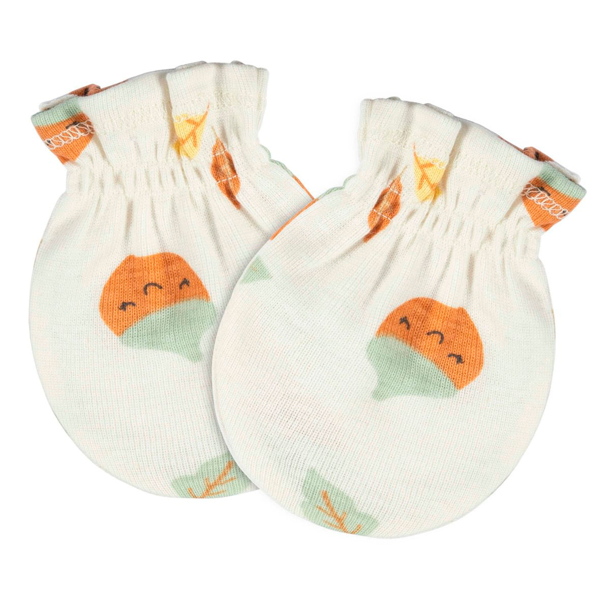 Mitones Gerber bebé blanco gris amarillo 4 piezas suaves-0-3M