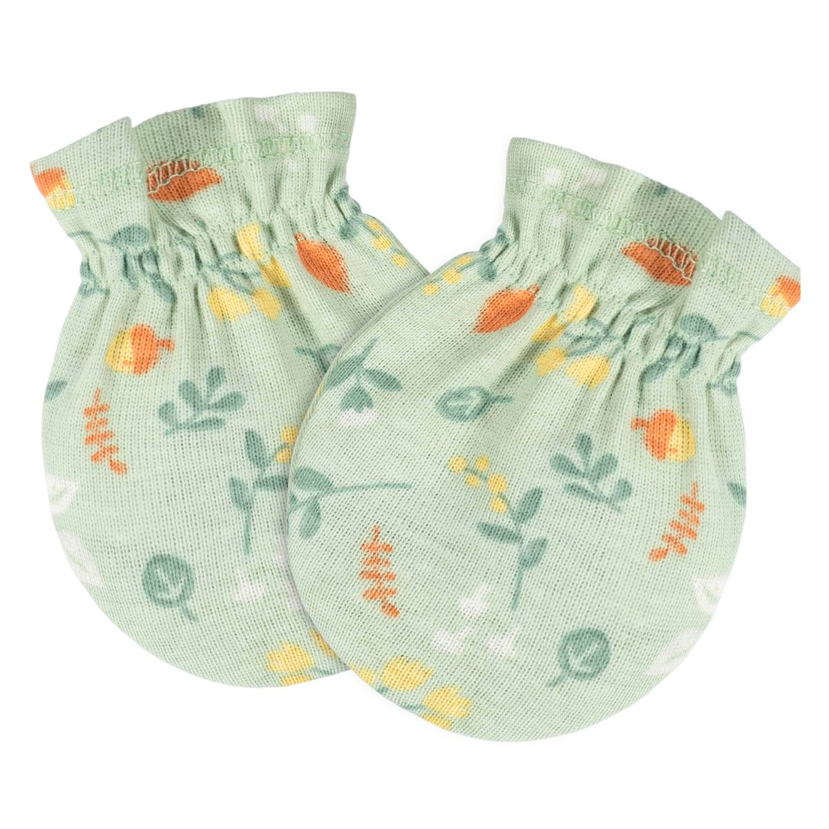 Mitones Gerber bebé blanco gris amarillo 4 piezas suaves-0-3M