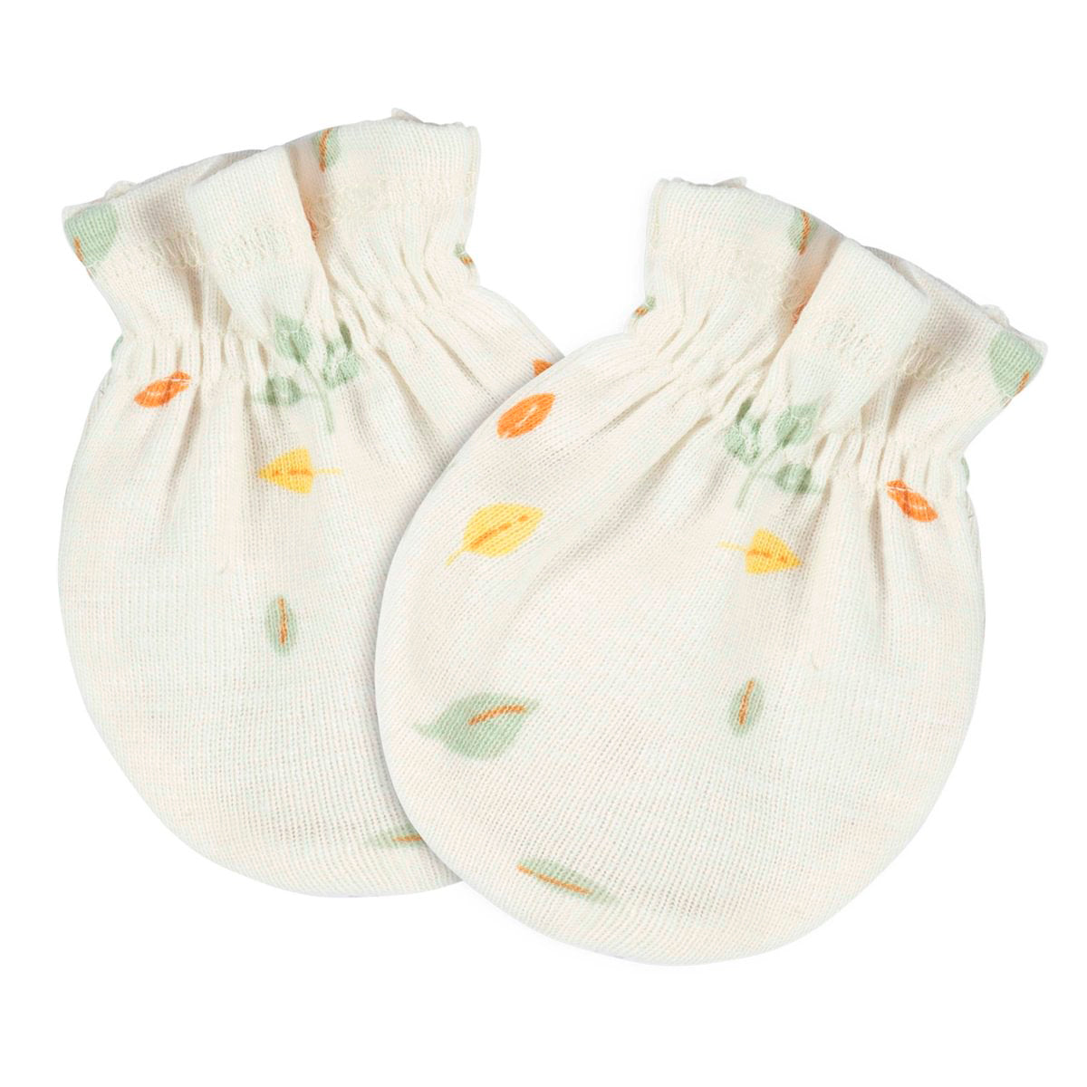 Mitones Gerber bebé blanco gris amarillo 4 piezas suaves-0-3M